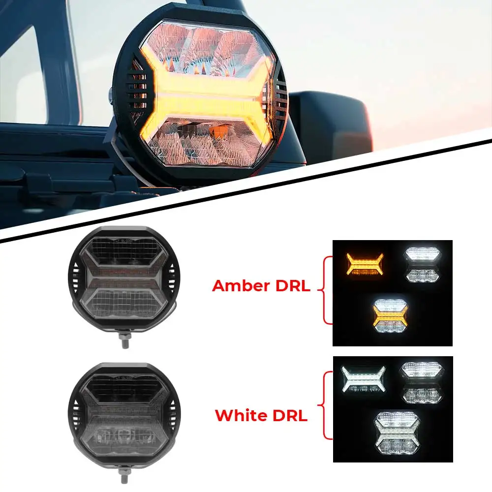 1PCS 5.75“ Car Part Led Work Light Bar Emark Approved Amber DRL Driving Light Spotlight For Jeeps 4x4 Off road vehicle ATV Truck
1PCS 5.75“ Car Part Led Work Light Bar Emark Approved Amber DRL Driving Light Spotlight For Jeeps 4x4 Off road vehicle ATV Truck