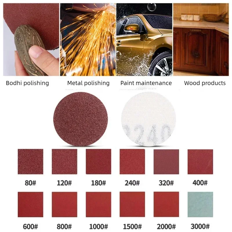 30Pcs 50mm 75mm Flocked Sanding Discs Round Self-Adhesive Dry Sanding Pads for Wood & Wall Polishing
30Pcs 50mm 75mm Flocked Sanding Discs Round Self-Adhesive Dry Sanding Pads for Wood & Wall Polishing