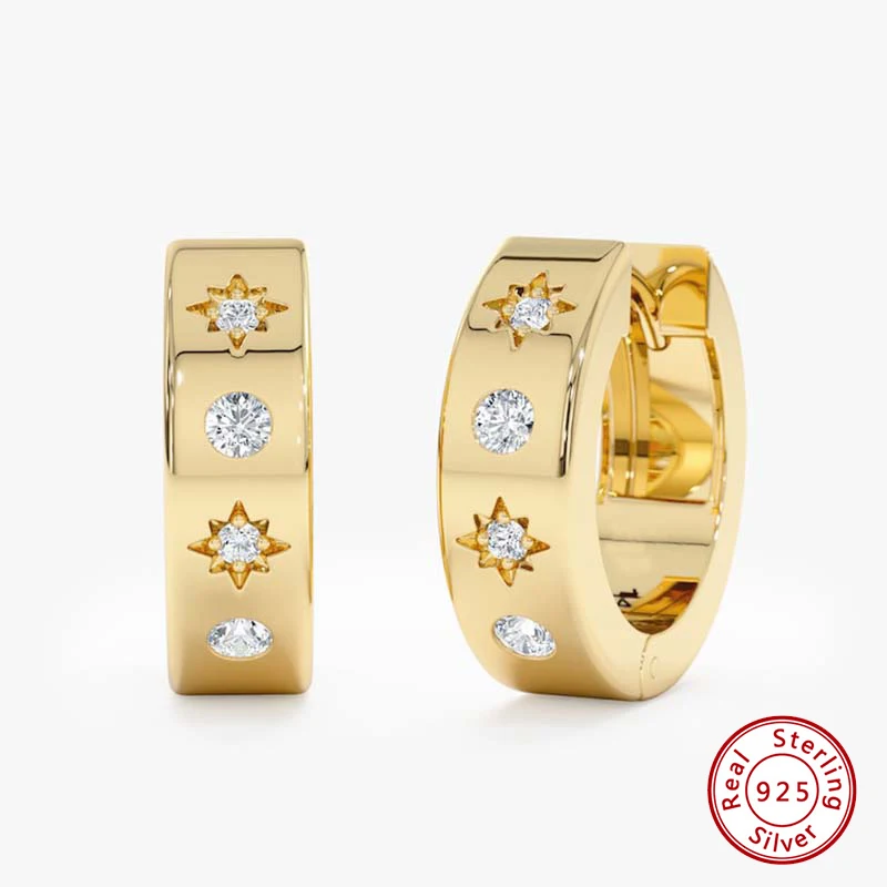 925 Sterling Silver Earrings Original Certificate Zircon Circle Ear Clip Earrings For Women Factory Direct Sales
925 Sterling Silver Earrings Original Certificate Zircon Circle Ear Clip Earrings For Women Factory Direct Sales