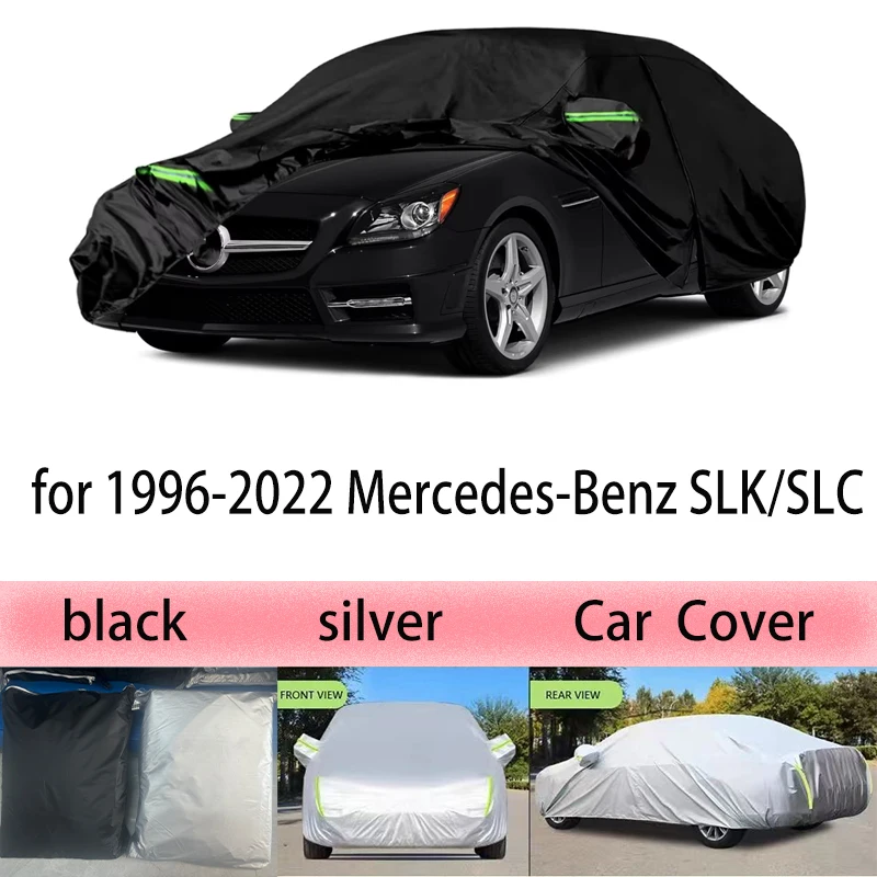 Waterproof Car Covers for 1996-2022 Mercedes-Benz SLK/SLC with Zipper Door Windproof Bands for Snow Rain Dust Hail Protection
Waterproof Car Covers for 1996-2022 Mercedes-Benz SLK/SLC with Zipper Door Windproof Bands for Snow Rain Dust Hail Protection