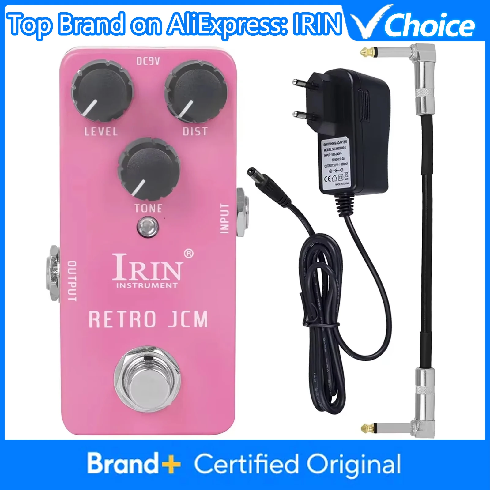 IRIN Electric Guitar Effect Pedal RS-13 Retro Jcm Guitar Pedal True Bypass Mini Single Effect Pedal Guitar Accessories & Parts
IRIN Electric Guitar Effect Pedal RS-13 Retro Jcm Guitar Pedal True Bypass Mini Single Effect Pedal Guitar Accessories & Parts