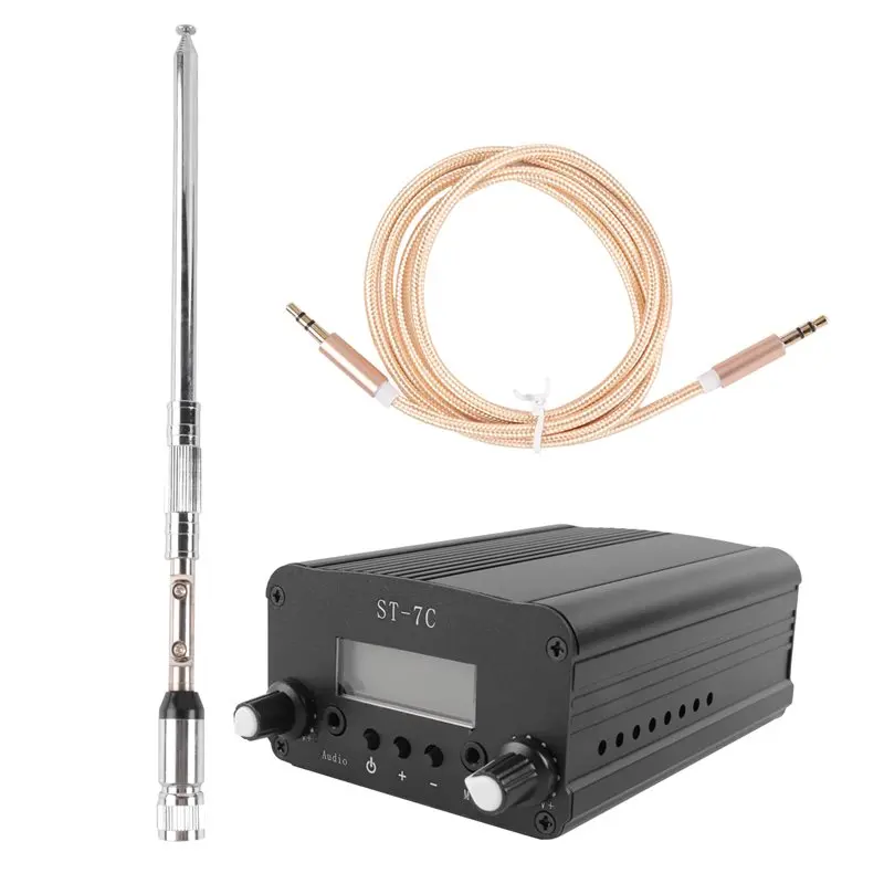Wireless FM Radio Transmitter ST-7C Stereo Amplifier 76-108Mhz Audio Transmission System TNC
Wireless FM Radio Transmitter ST-7C Stereo Amplifier 76-108Mhz Audio Transmission System TNC