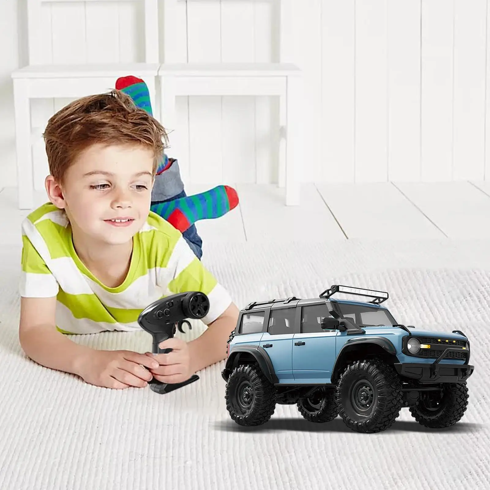 Remote Control Car 1:16 Remote Control Off Road Vehicle 2.4g Model Truck LED All Terrain Toy For Boys Girls Adults Leisure
Remote Control Car 1:16 Remote Control Off Road Vehicle 2.4g Model Truck LED All Terrain Toy For Boys Girls Adults Leisure