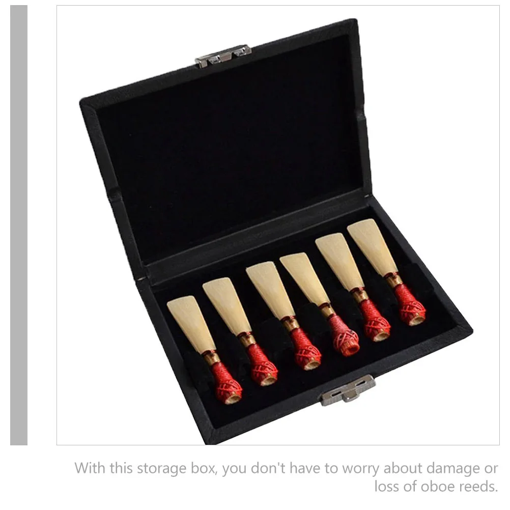 1PCS Oboe Case Storage Box PU Wood Portable Small Size Easy Open Close Protect Oboe Reeds Instrument Accessories
1PCS Oboe Case Storage Box PU Wood Portable Small Size Easy Open Close Protect Oboe Reeds Instrument Accessories