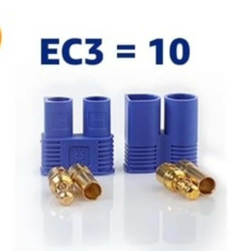 RC Model Maintenance EC3 Kit T Connector Complete Remote Control Connectors Gold Plated Contacts Flexible Silicone Cable
RC Model Maintenance EC3 Kit T Connector Complete Remote Control Connectors Gold Plated Contacts Flexible Silicone Cable