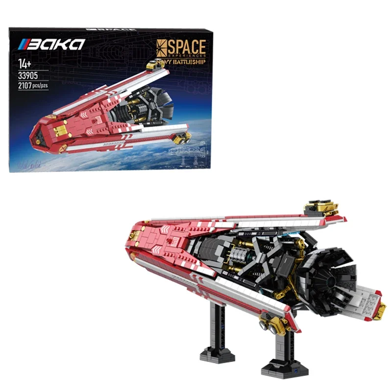 2107PCS Space Navy Battleship Building Blocks Space War Spaceship Model Bricks Desktop Decoration Diy Toy For Kids Holiday Gifts
2107PCS Space Navy Battleship Building Blocks Space War Spaceship Model Bricks Desktop Decoration Diy Toy For Kids Holiday Gifts