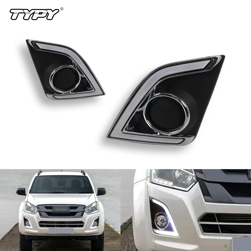 TYPY 1 Pair LED Car DRL Daytime running light fog lamp for Isuzu D-max Dmax 2016 2017 with yellow signal Pickup truck
TYPY 1 Pair LED Car DRL Daytime running light fog lamp for Isuzu D-max Dmax 2016 2017 with yellow signal Pickup truck