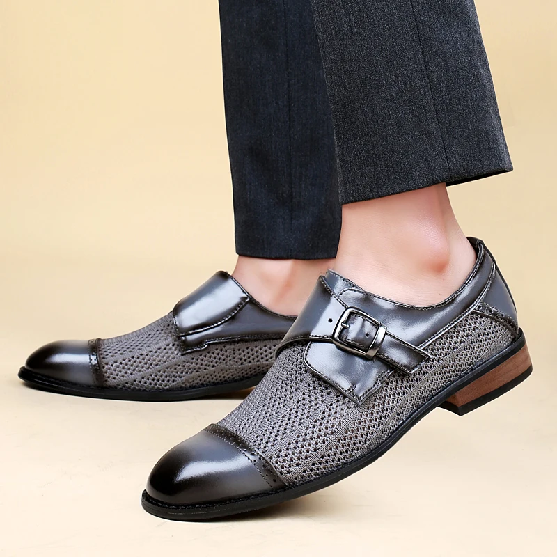 Men Loafers PU Splicing Fashionable Business Banquet Party Classic Formal Shoes
Men Loafers PU Splicing Fashionable Business Banquet Party Classic Formal Shoes