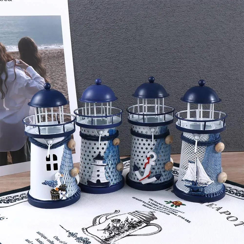 Vintage Creative Home Decor Lighthouse Table Wedding Candlestick Mediterranean Tower Candle Stand Candle Holder
Vintage Creative Home Decor Lighthouse Table Wedding Candlestick Mediterranean Tower Candle Stand Candle Holder