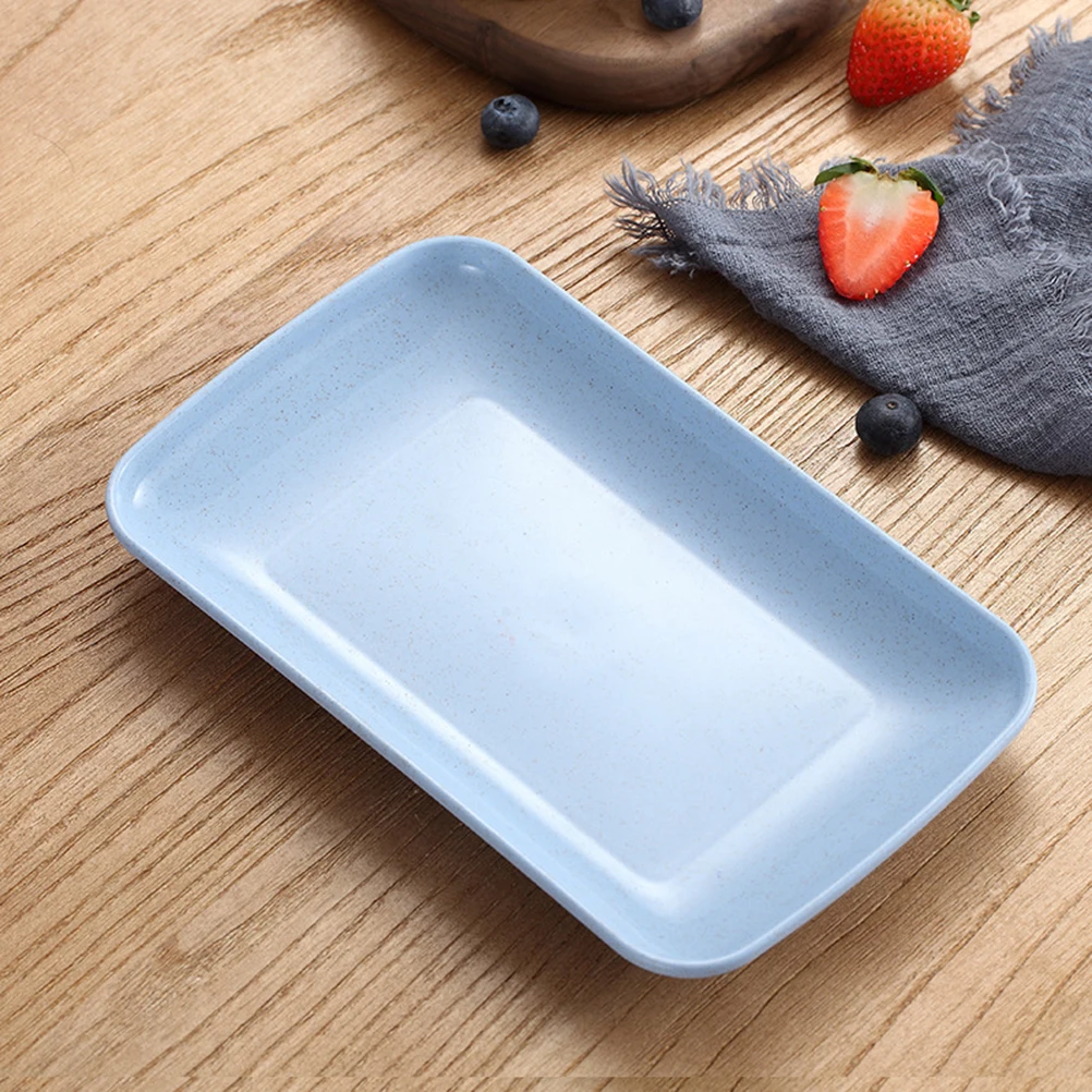 4Pcs Rectangular Dinner Plates Fiber EcoFriendly Microwave Safe Lightweight Serving Dish Household
4Pcs Rectangular Dinner Plates Fiber EcoFriendly Microwave Safe Lightweight Serving Dish Household