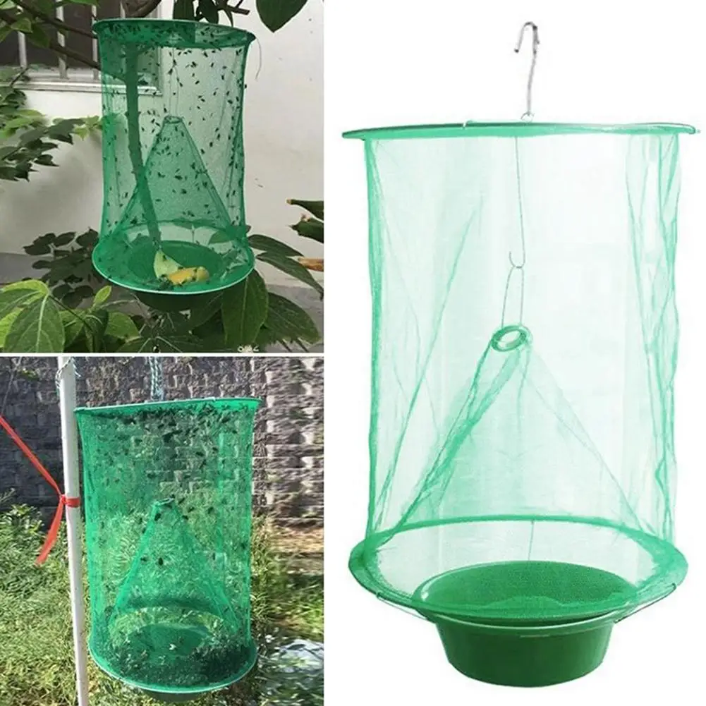 Garden Pest Control Reusable Hanging Fly Catcher Cage Killer Flies Flytrap
Garden Pest Control Reusable Hanging Fly Catcher Cage Killer Flies Flytrap