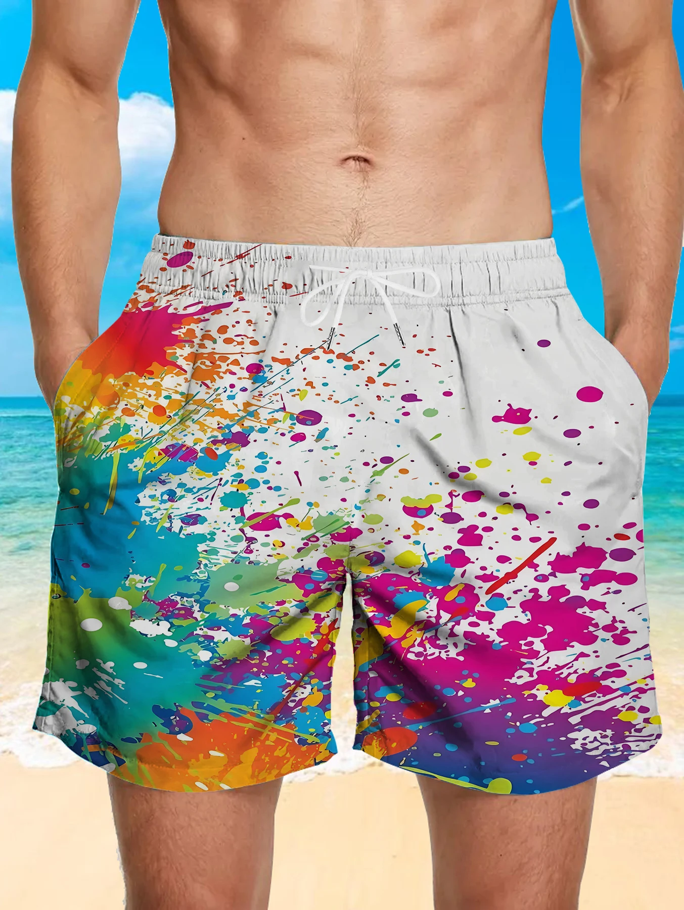 Allover Digital Printing Board Shorts Men Quick Dry Polyester Casual Daily Shorts
Allover Digital Printing Board Shorts Men Quick Dry Polyester Casual Daily Shorts
