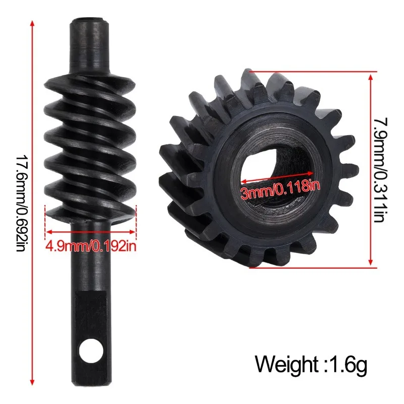 For 1/30 RC Crawler Car Axial SCX30 Metal Axle Gear Overdrive Underdrive Worm Differential Gears 12T 13T 14T 16T 18T
For 1/30 RC Crawler Car Axial SCX30 Metal Axle Gear Overdrive Underdrive Worm Differential Gears 12T 13T 14T 16T 18T