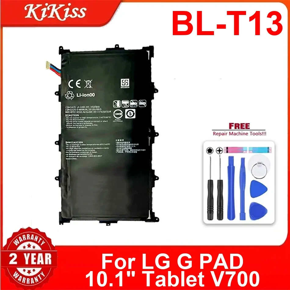 Прочный аккумулятор для планшета с быстрой зарядкой Bl-T13 для LG G Pad 10,1 дюйма V700 8000 мАч
Прочный аккумулятор для планшета с быстрой зарядкой Bl-T13 для LG G Pad 10,1 дюйма V700 8000 мАч