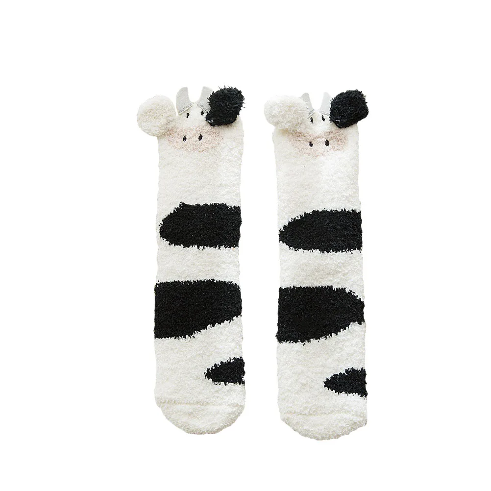 Embroidered Sleep Socks Coral Fleece Middle Tube Winter Fashion Stockings Warm Soft Thick Cozy Women Socks
Embroidered Sleep Socks Coral Fleece Middle Tube Winter Fashion Stockings Warm Soft Thick Cozy Women Socks