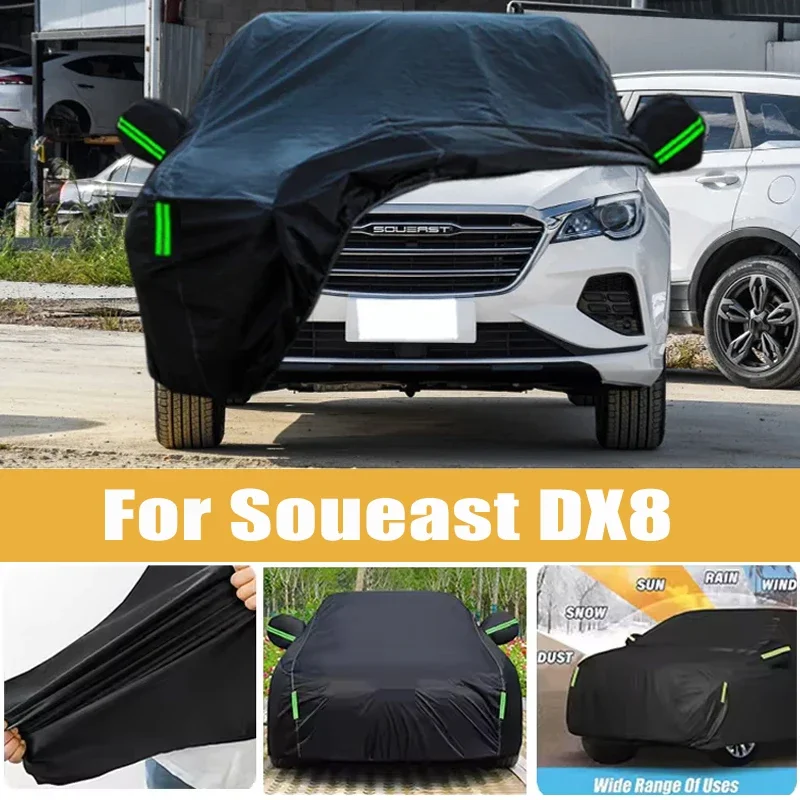 For Soueast DX8 Full Car Cover Four Seasons Outdoor Sun Anti UV Rain Snow Dust Protection Oxford Cloth Accessories
For Soueast DX8 Full Car Cover Four Seasons Outdoor Sun Anti UV Rain Snow Dust Protection Oxford Cloth Accessories