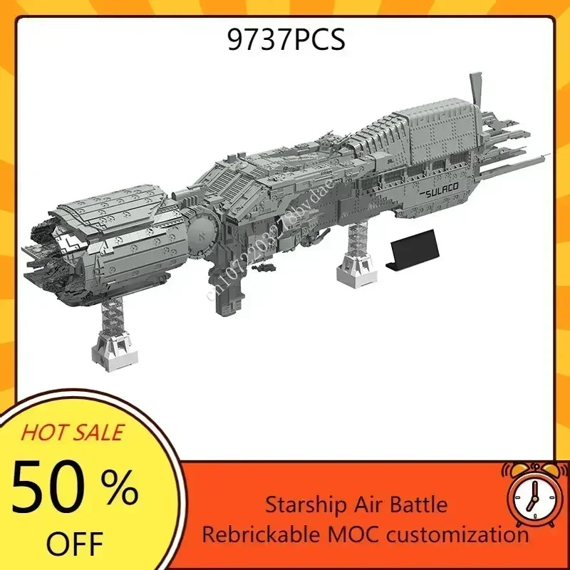 USS SULACO 9816 Space War Military MOC SpaceShip Battle Model Custom Puzzle Architecture DIY Education Assembly Model Toy Gift
USS SULACO 9816 Space War Military MOC SpaceShip Battle Model Custom Puzzle Architecture DIY Education Assembly Model Toy Gift
