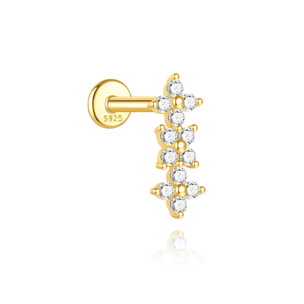 CANNER 1PC S925 Silver Flower Stud Earring for Women Temperament Ear Jewelry Simple Valentine's Day Gift Jewellery Woman
CANNER 1PC S925 Silver Flower Stud Earring for Women Temperament Ear Jewelry Simple Valentine's Day Gift Jewellery Woman