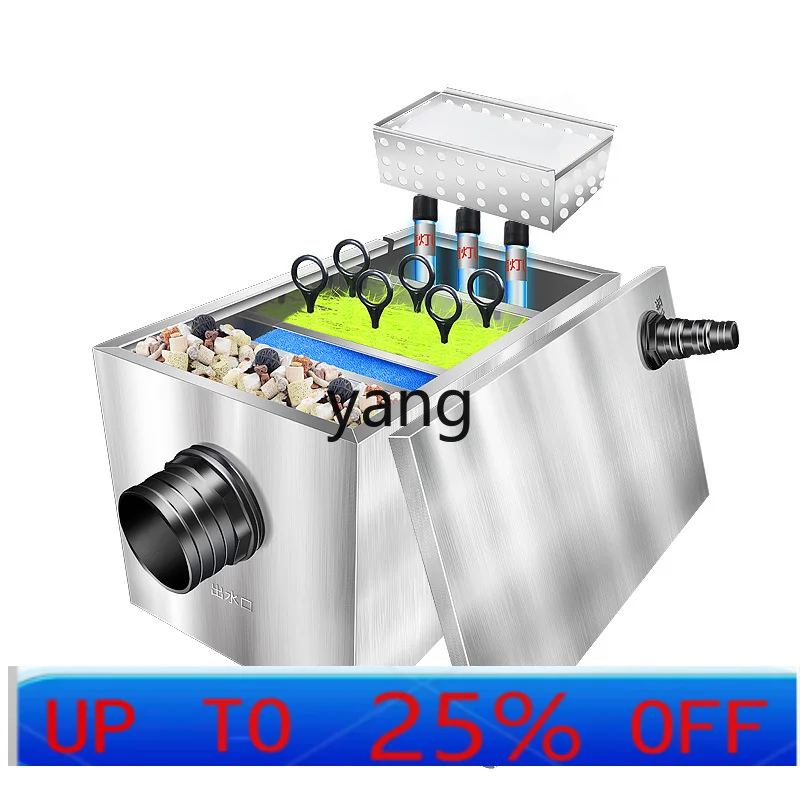 LH stainless steel filter box full set of large koi fish pond external turnover box 
LH stainless steel filter box full set of large koi fish pond external turnover box