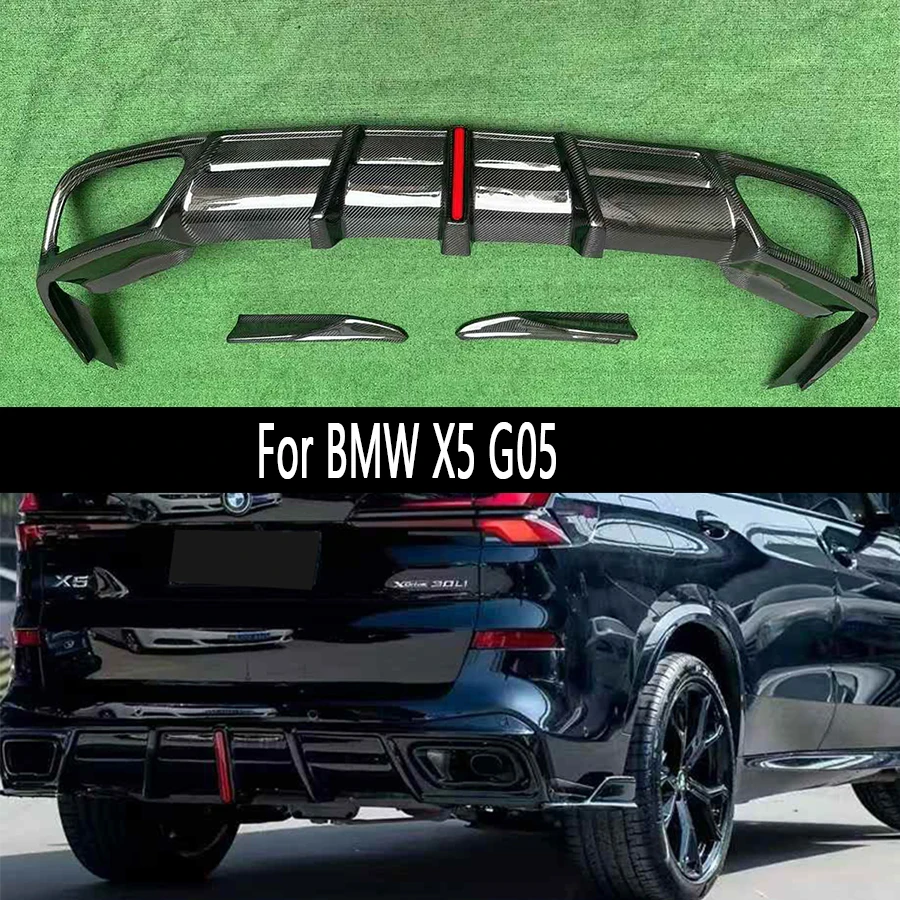For BMW X5 G05 2018-2022 Carbon Fiber Rear Bumper Diffuser Spoiler Rear Splitters Spoiler Back lip Diverter Car body kit
For BMW X5 G05 2018-2022 Carbon Fiber Rear Bumper Diffuser Spoiler Rear Splitters Spoiler Back lip Diverter Car body kit