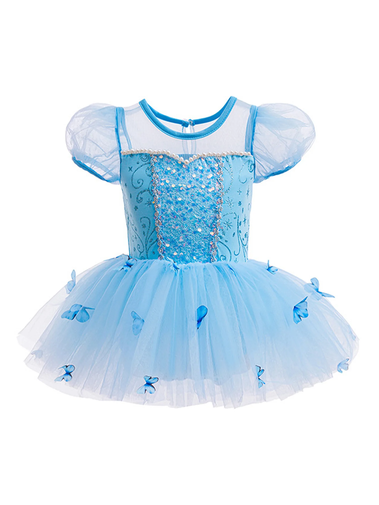 Girls Ballet Tutu Dress with Built-in Briefs Short Puff Sleeve Tulle Stage Dance Costume for Contest Recital Party Lightweight
Girls Ballet Tutu Dress with Built-in Briefs Short Puff Sleeve Tulle Stage Dance Costume for Contest Recital Party Lightweight