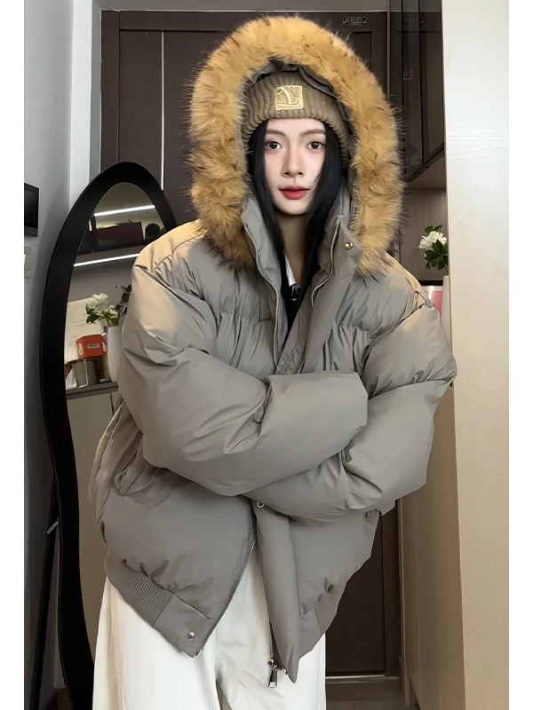 Cleanfit Thiened down ort Coat Men's Winter Cotton Jaet Removable Fur Collar Warm Waterproof Bread Sle Zipper Decorated
Cleanfit Thiened down ort Coat Men's Winter Cotton Jaet Removable Fur Collar Warm Waterproof Bread Sle Zipper Decorated