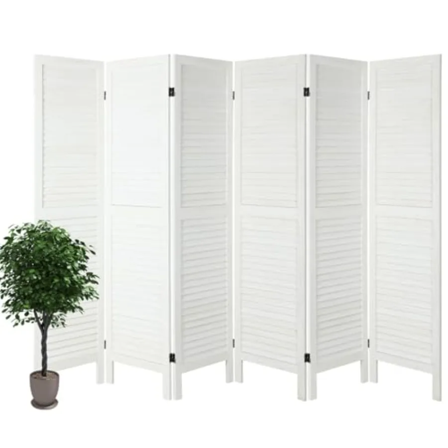 6 Panel Room Dividers and Folding Privacy Screens for Room Separation Wood Louvered Divider Wall Wooden Partition for Home Offi
6 Panel Room Dividers and Folding Privacy Screens for Room Separation Wood Louvered Divider Wall Wooden Partition for Home Offi