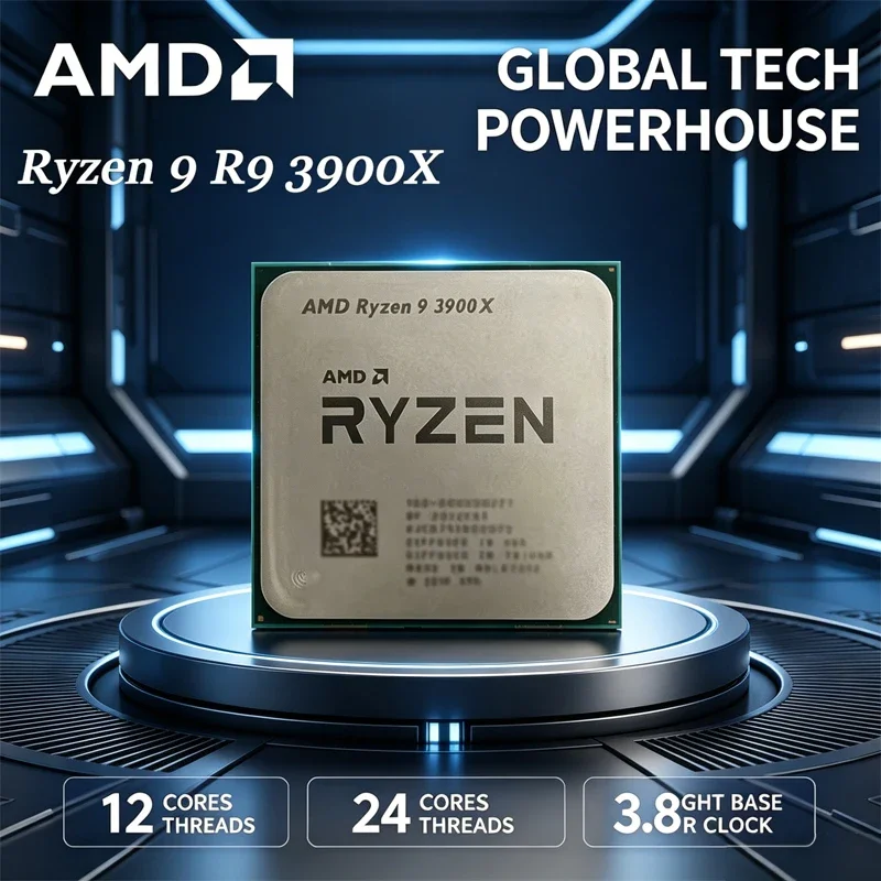 AMD Ryzen 9 R9 3900X CPU 12-Core 24-Threadprocessor 3.8GHz 12-Core 24-Thread for Gaming CPU Without Packag
AMD Ryzen 9 R9 3900X CPU 12-Core 24-Threadprocessor 3.8GHz 12-Core 24-Thread for Gaming CPU Without Packag