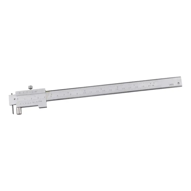 ABFA 0-200Mm Marking Vernier Caliper With Carbide Scriber Parallel Marking Gauging Ruler Measuring Instrument Tool
ABFA 0-200Mm Marking Vernier Caliper With Carbide Scriber Parallel Marking Gauging Ruler Measuring Instrument Tool