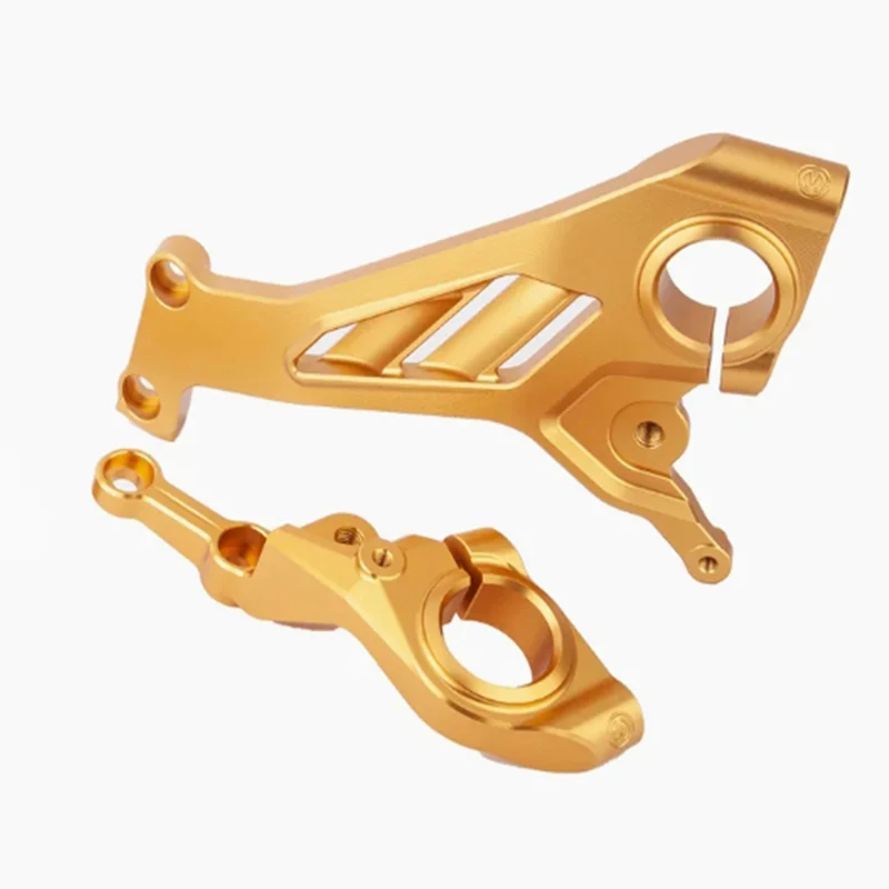 OEM Custom Precision Processing CNC Milling Machining Services Gold-colored Aluminum Alloy Custom Control Arm Kit
OEM Custom Precision Processing CNC Milling Machining Services Gold-colored Aluminum Alloy Custom Control Arm Kit