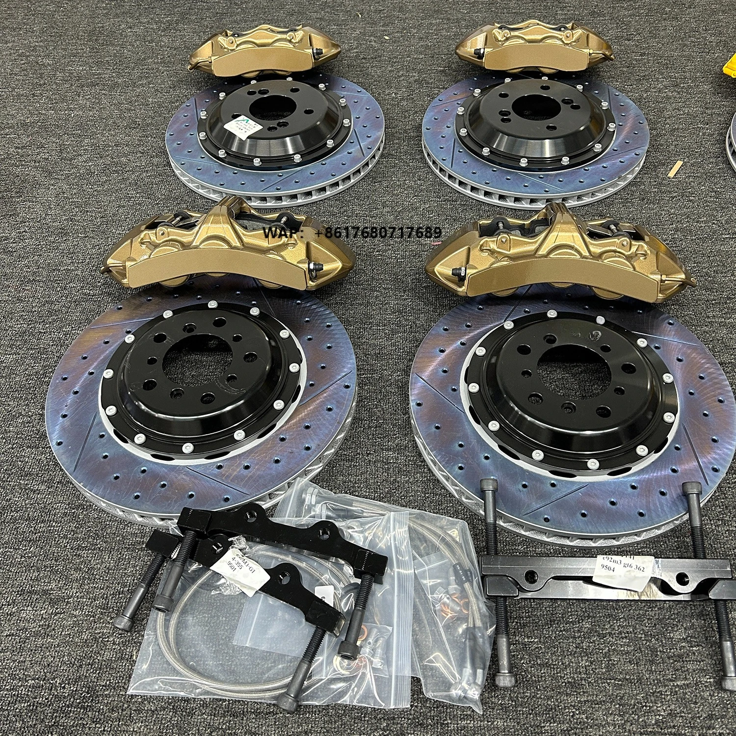 High Performance Brake Kit Front Wheel 6 Pot Calipers 355mm 380mm 420mm 4 Piston Brake Disc for VW Golf RS4 RS5 RSQ3 RSQ6
High Performance Brake Kit Front Wheel 6 Pot Calipers 355mm 380mm 420mm 4 Piston Brake Disc for VW Golf RS4 RS5 RSQ3 RSQ6