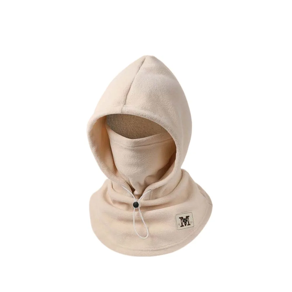 Casual Warmer Hooded Neck Cap Drawstring Anti-cold Winter Pullover Cap Ear Protection Solid Color Fleece Balaclava Hat Hiking
Casual Warmer Hooded Neck Cap Drawstring Anti-cold Winter Pullover Cap Ear Protection Solid Color Fleece Balaclava Hat Hiking
