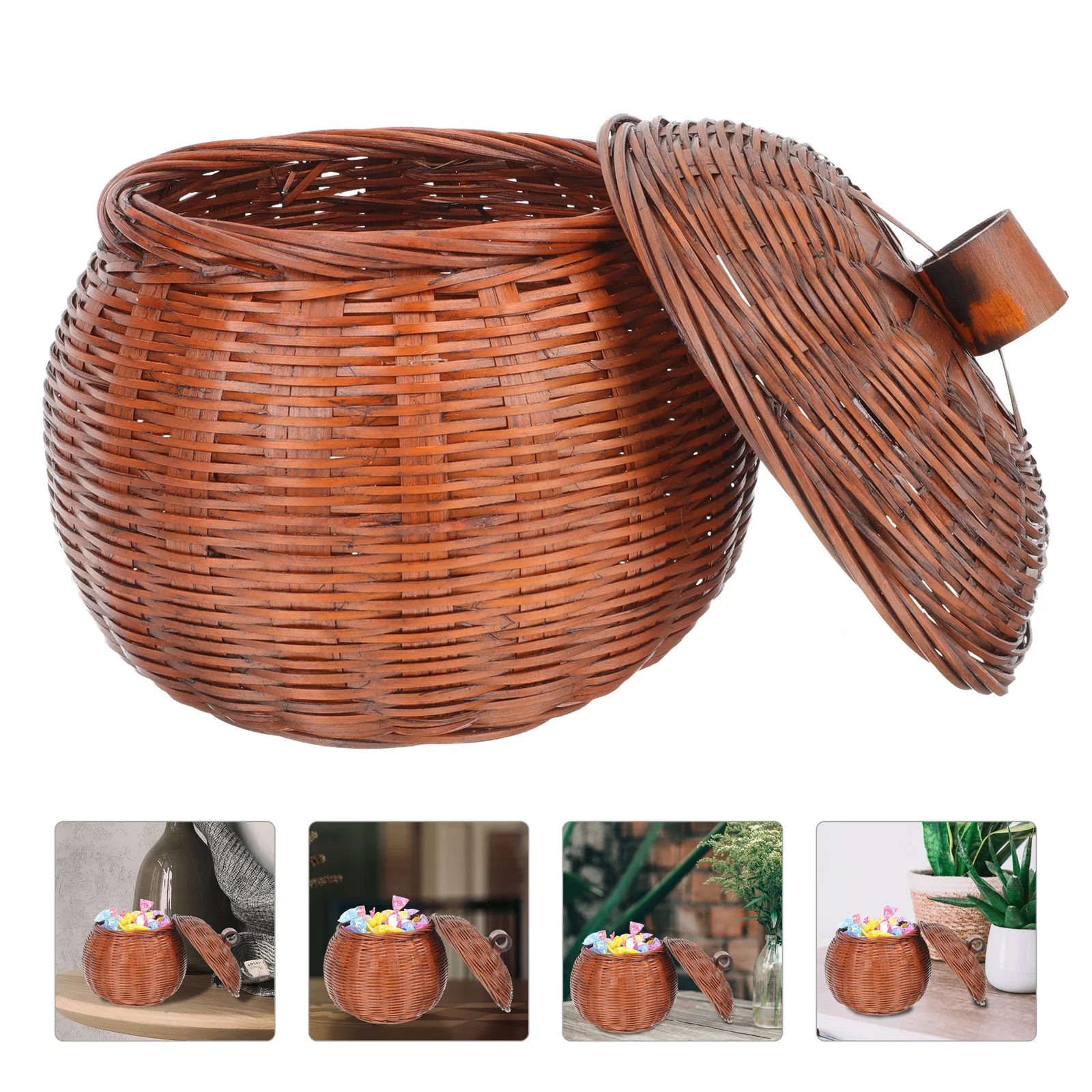Basket Retro Pumpkin Office Trash Can Wear-resistant Egg Delicate Fruit Bread Container
Basket Retro Pumpkin Office Trash Can Wear-resistant Egg Delicate Fruit Bread Container