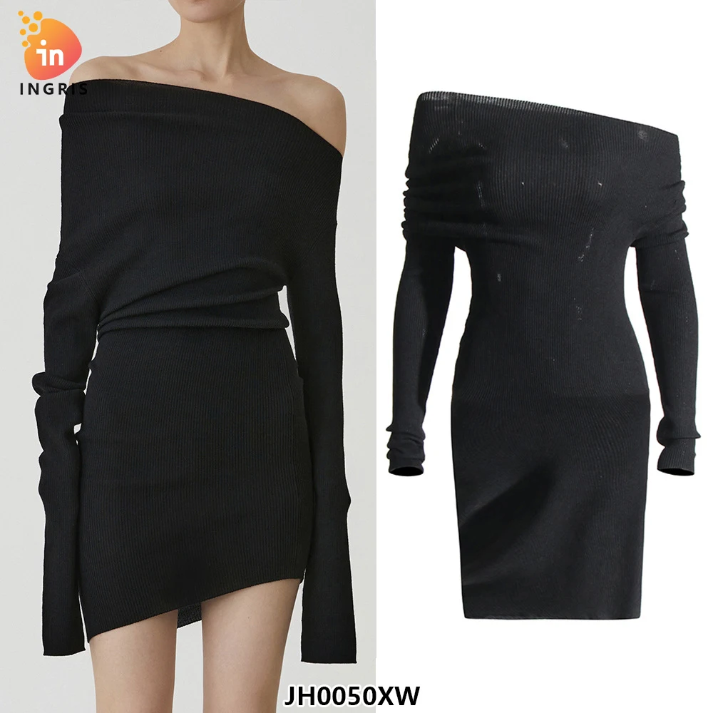 Custom Women's New Spring Solid Color Sexy Simple Long Sleeve Knitted Mini Dress-JN0050XW
Custom Women's New Spring Solid Color Sexy Simple Long Sleeve Knitted Mini Dress-JN0050XW