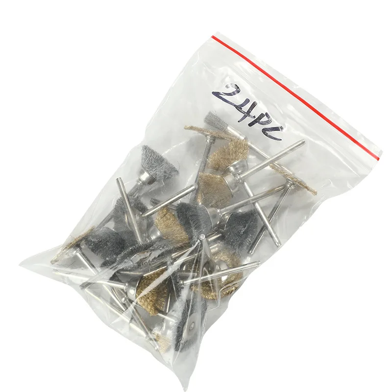 24 Pcs Metal Rust Removal Wheel Set With Handle Steel Wire Flat Copper T-Shape Polishing Brush Factory Direct
24 Pcs Metal Rust Removal Wheel Set With Handle Steel Wire Flat Copper T-Shape Polishing Brush Factory Direct
