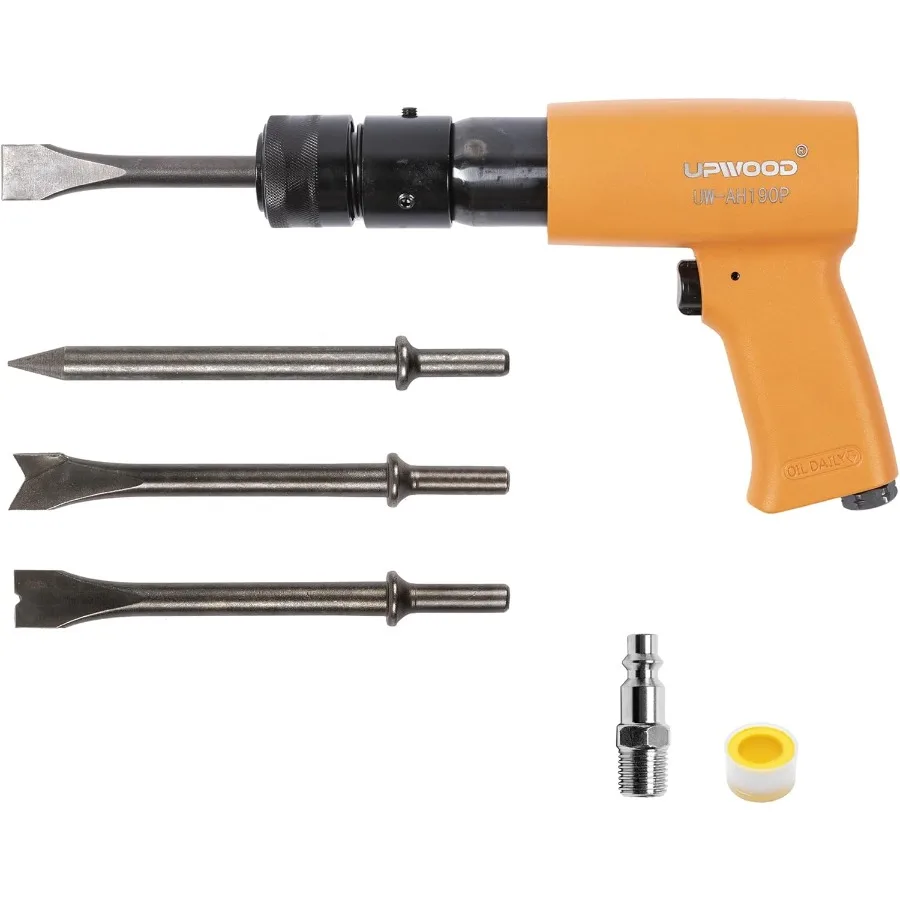 UW-AH190Plus Комплект пневматического молотка среднего размера с быстросменным фиксатором и 4-мя долотами для сверхмощной конструкции и сноса A
UW-AH190Plus Комплект пневматического молотка среднего размера с быстросменным фиксатором и 4-мя долотами для сверхмощной конструкции и сноса A