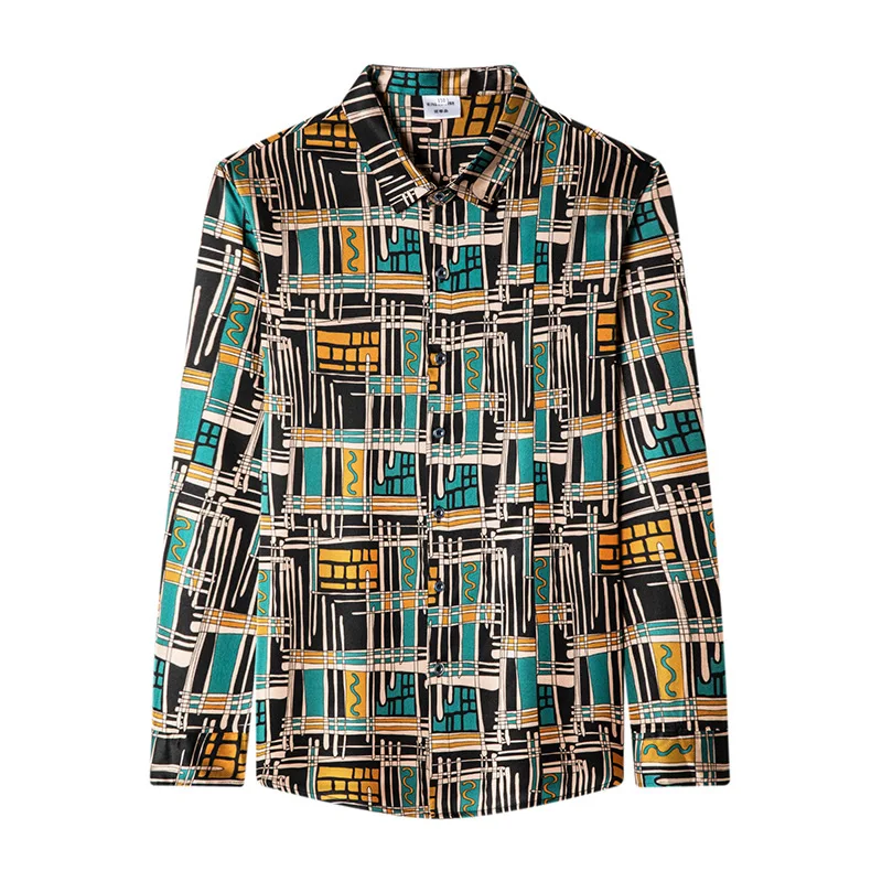Spring and summer new middle-aged men's long-sleeved silk shirt men's urban light business casual men's tops
Spring and summer new middle-aged men's long-sleeved silk shirt men's urban light business casual men's tops