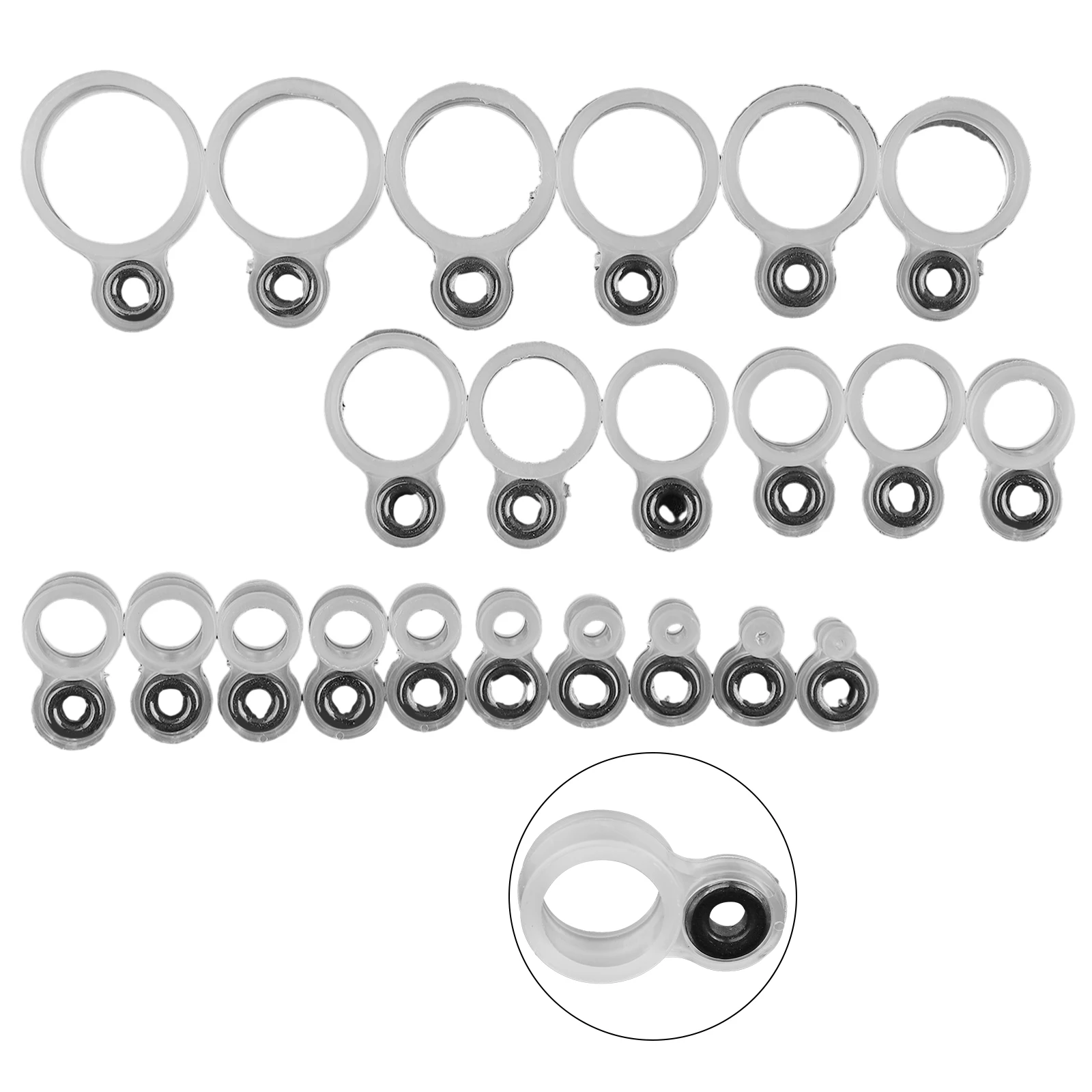 Hot Sales Silicone Fishing Rod Guide Wire Ceramic Ring Tip Repair Kit Line Guides Beach Replacement Fishing Boat At Sea
Hot Sales Silicone Fishing Rod Guide Wire Ceramic Ring Tip Repair Kit Line Guides Beach Replacement Fishing Boat At Sea