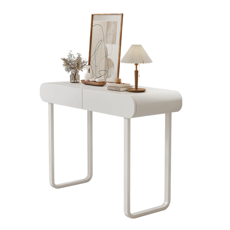French Cream Wind Table Cabinet White Entrance Table Against Wall Table Light Luxury Simple Cabinet
French Cream Wind Table Cabinet White Entrance Table Against Wall Table Light Luxury Simple Cabinet