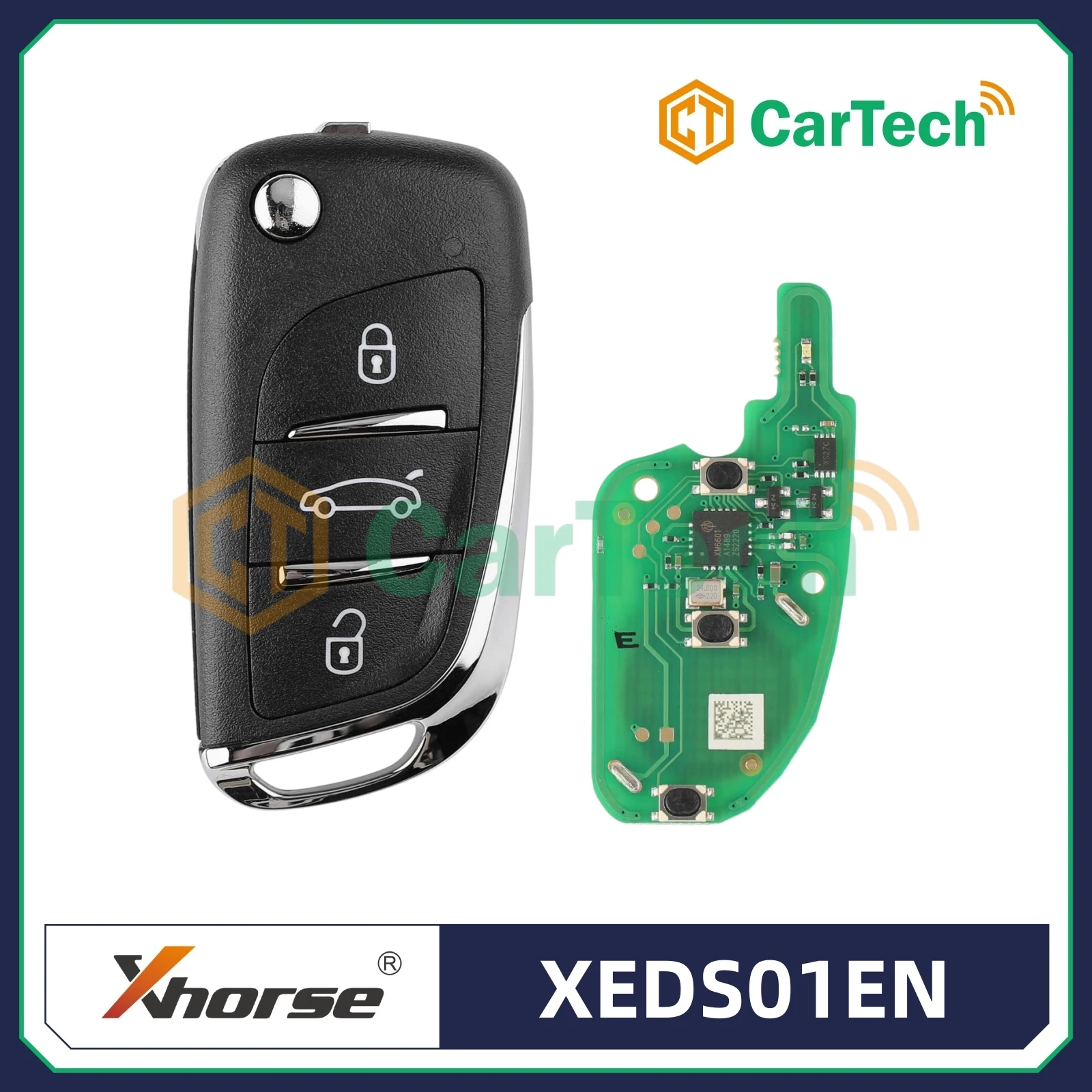 Xhorse VVDI Super Remote Key DS Style 3 Buttons XEDS01EN Global Version
Xhorse VVDI Super Remote Key DS Style 3 Buttons XEDS01EN Global Version