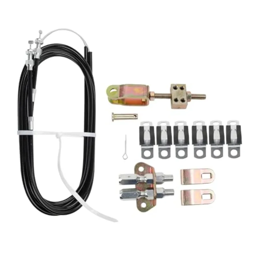 330-9371 Universal Rear Disc/Drum Emergency Parking Brake Cable Complete Kit 110" Long Cables with 97" Long Sheath E-Brake Set
330-9371 Universal Rear Disc/Drum Emergency Parking Brake Cable Complete Kit 110" Long Cables with 97" Long Sheath E-Brake Set