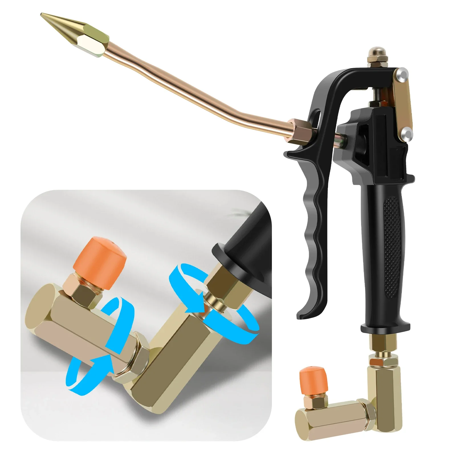 Grease Tool Control Valve High Pressure Grease Pump Head Control Handle Valve Aluminum Alloy Spinner2025
Grease Tool Control Valve High Pressure Grease Pump Head Control Handle Valve Aluminum Alloy Spinner2025