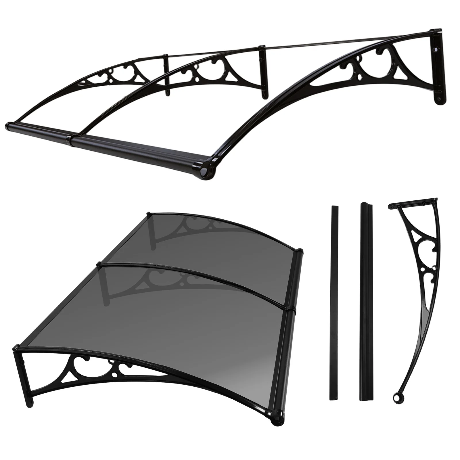 Awning for Door Entrance Strong Load-Bearing Capacity Outdoor Clear Door Awning 40X120 Inches for Rain Snow Sunlight Protection
Awning for Door Entrance Strong Load-Bearing Capacity Outdoor Clear Door Awning 40X120 Inches for Rain Snow Sunlight Protection