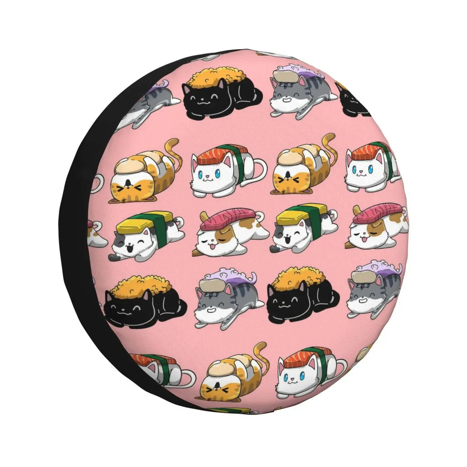 Cute Sushi Cat Pattern Spare Tire Cover Funny Japanese Anime Food Wheel Protector For SUV
Cute Sushi Cat Pattern Spare Tire Cover Funny Japanese Anime Food Wheel Protector For SUV