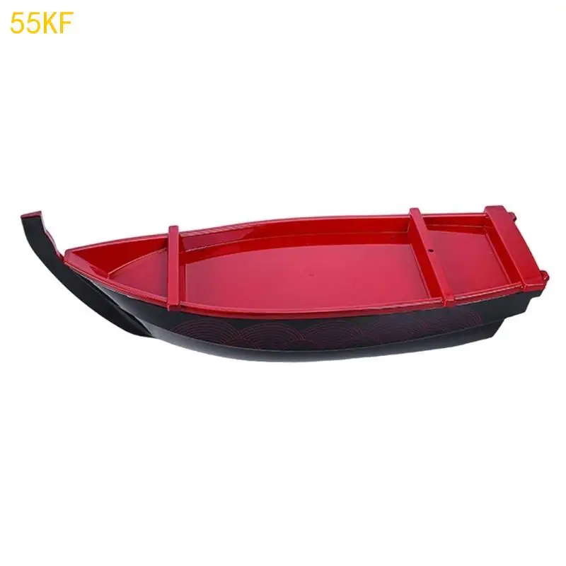 55KF Sushi Sashimi Plate Sushi Presentation Board with Fine Workmanship Ship Plastic Texture for Any Table Setting
55KF Sushi Sashimi Plate Sushi Presentation Board with Fine Workmanship Ship Plastic Texture for Any Table Setting