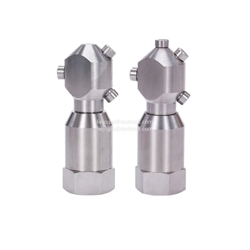 Automatic Rotating Spray Head for Tank/Barrel Cleaning (1.0-1.5m Diameter)- Stainless Steel 120° Rotary Cleaning Nozzle
Automatic Rotating Spray Head for Tank/Barrel Cleaning (1.0-1.5m Diameter)- Stainless Steel 120° Rotary Cleaning Nozzle