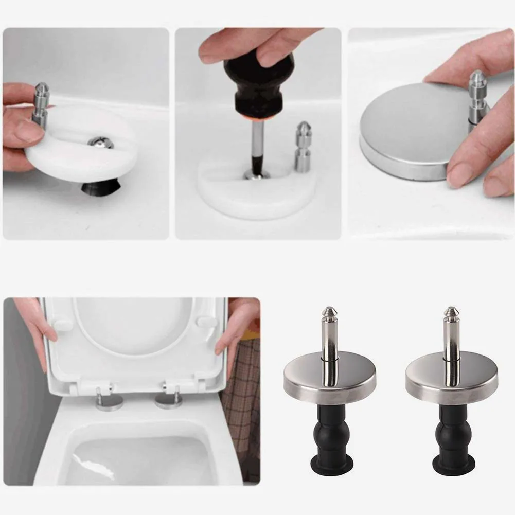 None Toilet Lid Hinges Replacement Top Connector 2pcs 55mm Toilet Lid Hinge For Smart Functional Replacement Toilet Lid
None Toilet Lid Hinges Replacement Top Connector 2pcs 55mm Toilet Lid Hinge For Smart Functional Replacement Toilet Lid