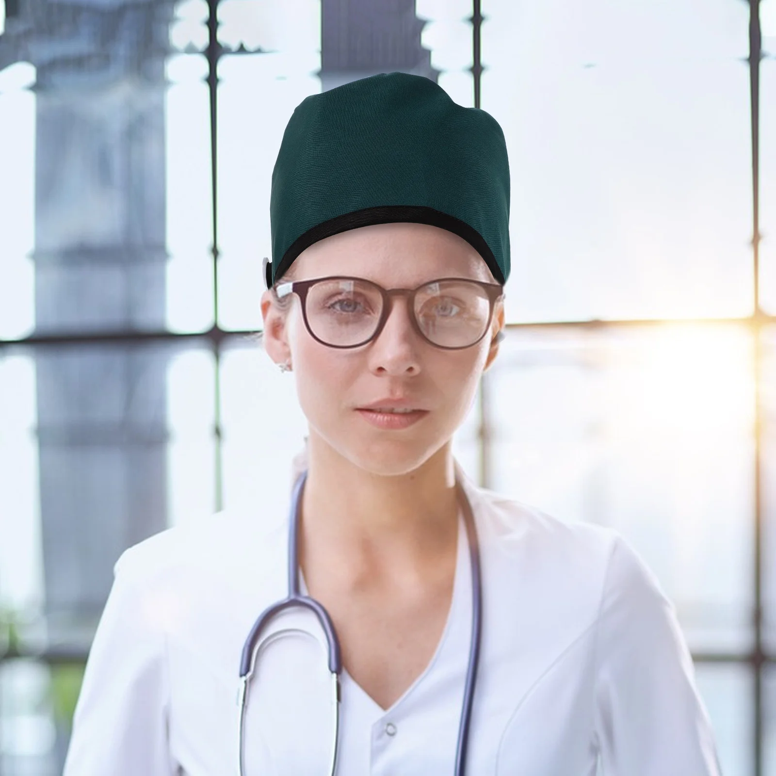 Medical Scrub Cap Dark Green Adjustable Nursing Hat Cotton Soft Breathable Surgery Recovery Chemotherapy Use Unisex
Medical Scrub Cap Dark Green Adjustable Nursing Hat Cotton Soft Breathable Surgery Recovery Chemotherapy Use Unisex