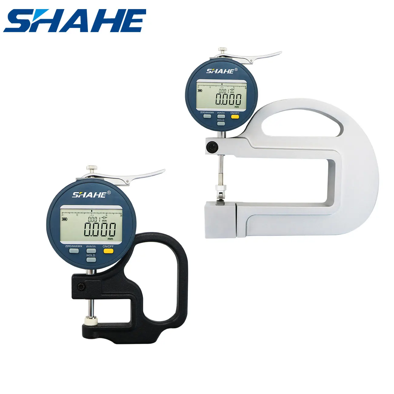 SHAHE High Accuracy 0-10mm Digital Thickness Gauge 0.001 mm With Rechargeable Battery Thickness Meter Precise Tools
SHAHE High Accuracy 0-10mm Digital Thickness Gauge 0.001 mm With Rechargeable Battery Thickness Meter Precise Tools