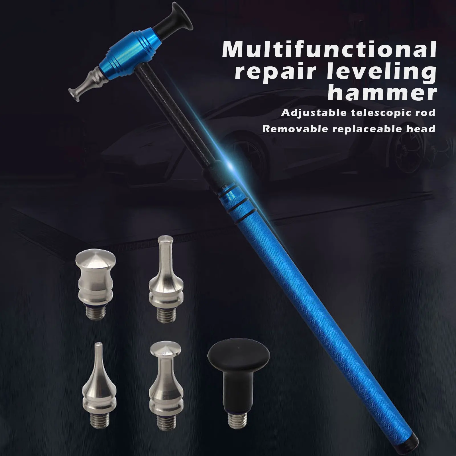 Goramsay Titanium Alloy Hammer With Carbon Fiber Handle M8 Screw For Car Dent Repair Tools
Goramsay Titanium Alloy Hammer With Carbon Fiber Handle M8 Screw For Car Dent Repair Tools